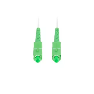 LANBERG optisches Patchkabel SM SC/APC-SC/APC simplex 35m LSZH G657B3 Durchmesser 3mm, Farbe weiß LANBERG optisches Patchkabel SM SC/APC-SC/APC simplex 35m LSZH G657B3 Durchmesser 3mm, Farbe weiß