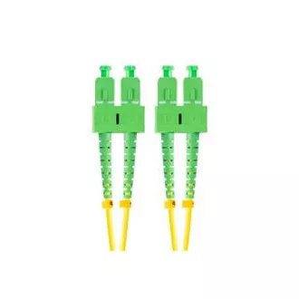 LANBERG optisches Patchkabel SM SC/APC-SC/APC duplex 1m LSZH G657A1 Durchmesser 3mm, Farbe gelb LANBERG optisches Patchkabel SM SC/APC-SC/APC duplex 1m LSZH G657A1 Durchmesser 3mm, Farbe gelb
