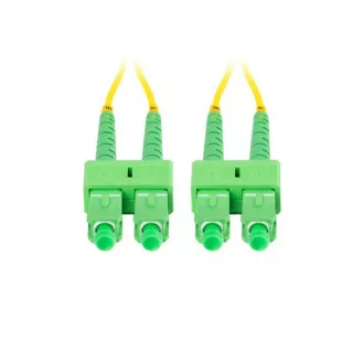 LANBERG optisches Patchkabel SM SC/APC-SC/APC duplex 2m LSZH G657A1 Durchmesser 3mm, Farbe gelb LANBERG optisches Patchkabel SM SC/APC-SC/APC duplex 2m LSZH G657A1 Durchmesser 3mm, Farbe gelb