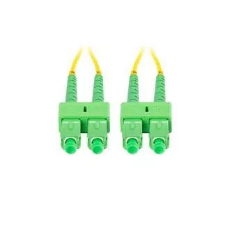 LANBERG optisches Patchkabel SM SC/APC-SC/APC duplex 2m LSZH G657A1 Durchmesser 3mm, Farbe gelb LANBERG optisches Patchkabel SM SC/APC-SC/APC duplex 2m LSZH G657A1 Durchmesser 3mm, Farbe gelb
