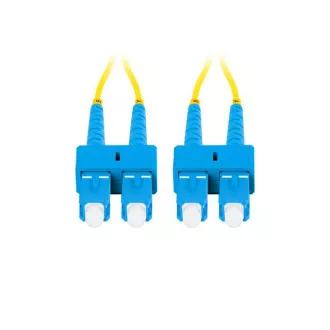 LANBERG optisches Patchkabel SM SC/UPC-SC/UPC duplex 2m LSZH G657A1 Durchmesser 3mm, Farbe gelb LANBERG optisches Patchkabel SM SC/UPC-SC/UPC duplex 2m LSZH G657A1 Durchmesser 3mm, Farbe gelb