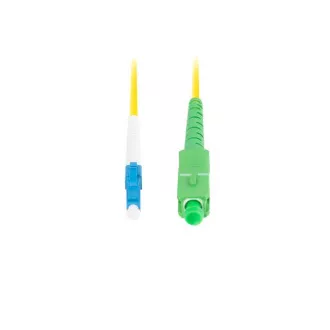 LANBERG optisches Patchkabel SM LC/UPC-SC/APC simplex 5m LSZH G657A1 Durchmesser 3mm, Farbe gelb LANBERG optisches Patchkabel SM LC/UPC-SC/APC simplex 5m LSZH G657A1 Durchmesser 3mm, Farbe gelb