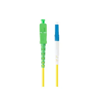 LANBERG optisches Patchkabel SM LC/UPC-SC/APC simplex 5m LSZH G657A1 Durchmesser 3mm, Farbe gelb LANBERG optisches Patchkabel SM LC/UPC-SC/APC simplex 5m LSZH G657A1 Durchmesser 3mm, Farbe gelb