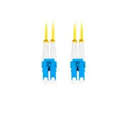 LANBERG optisches Patchkabel SM LC/UPC-LC/UPC duplex 5m LSZH G657A1 Durchmesser 3mm, Farbe gelb