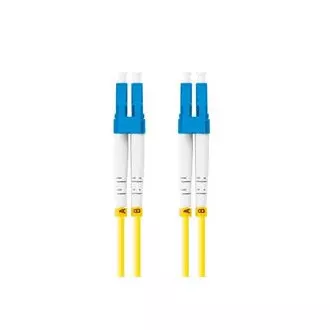 LANBERG optisches Patchkabel SM LC/UPC-LC/UPC duplex 5m LSZH G657A1 Durchmesser 3mm, Farbe gelb LANBERG optisches Patchkabel SM LC/UPC-LC/UPC duplex 5m LSZH G657A1 Durchmesser 3mm, Farbe gelb