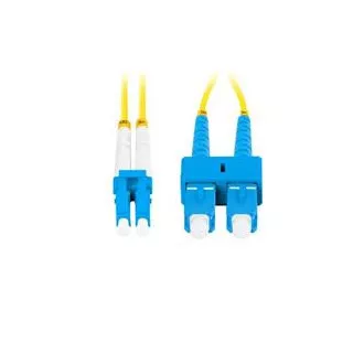 LANBERG optisches Patchkabel SM SC/UPC-LC/UPC duplex 5m LSZH G657A1 Durchmesser 3mm, Farbe gelb LANBERG optisches Patchkabel SM SC/UPC-LC/UPC duplex 5m LSZH G657A1 Durchmesser 3mm, Farbe gelb