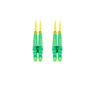 LANBERG optisches Patchkabel SM LC/APC-LC/APC duplex 1m LSZH G657A1 Durchmesser 3mm, Farbe gelb LANBERG optisches Patchkabel SM LC/APC-LC/APC duplex 1m LSZH G657A1 Durchmesser 3mm, Farbe gelb