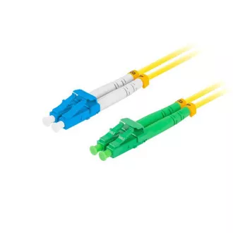 LANBERG optisches Patchkabel SM LC/APC-LC/UPC duplex 2m LSZH G657A1 Durchmesser 3mm, Farbe gelb LANBERG optisches Patchkabel SM LC/APC-LC/UPC duplex 2m LSZH G657A1 Durchmesser 3mm, Farbe gelb