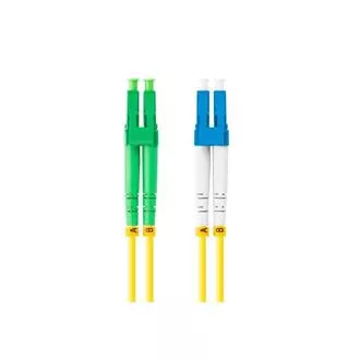 LANBERG optisches Patchkabel SM LC/APC-LC/UPC duplex 2m LSZH G657A1 Durchmesser 3mm, Farbe gelb LANBERG optisches Patchkabel SM LC/APC-LC/UPC duplex 2m LSZH G657A1 Durchmesser 3mm, Farbe gelb