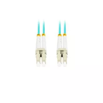 LANBERG optisches Patchkabel MM LC/UPC-LC/UPC duplex 2m LSZH OM3 50/125 Durchmesser 3mm, Farbe cyan LANBERG optisches Patchkabel MM LC/UPC-LC/UPC duplex 2m LSZH OM3 50/125 Durchmesser 3mm, Farbe cyan