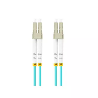 LANBERG optisches Patchkabel MM LC/UPC-LC/UPC duplex 3m LSZH OM3 50/125 Durchmesser 3mm, Farbe cyan LANBERG optisches Patchkabel MM LC/UPC-LC/UPC duplex 3m LSZH OM3 50/125 Durchmesser 3mm, Farbe cyan