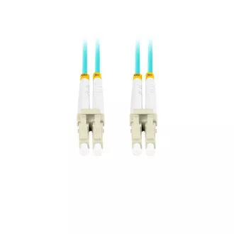 LANBERG optisches Patchkabel MM LC/UPC-LC/UPC duplex 3m LSZH OM3 50/125 Durchmesser 3mm, Farbe cyan LANBERG optisches Patchkabel MM LC/UPC-LC/UPC duplex 3m LSZH OM3 50/125 Durchmesser 3mm, Farbe cyan