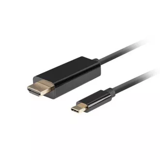 Lanberg USB-C(M)->HDMI(M) Kabel 3m 4K 60Hz schwarz