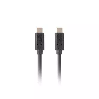 Lanberg USB-C M/M 3.1 GEN 2 Kabel 0.5m 10GB/S PD100W schwarz Lanberg USB-C M/M 3.1 GEN 2 Kabel 0.5m 10GB/S PD100W schwarz
