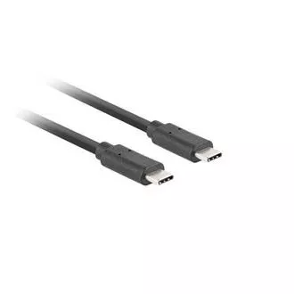 Lanberg USB-C M/M 3.1 GEN 2 Kabel 0.5m 10GB/S PD100W schwarz Lanberg USB-C M/M 3.1 GEN 2 Kabel 0.5m 10GB/S PD100W schwarz