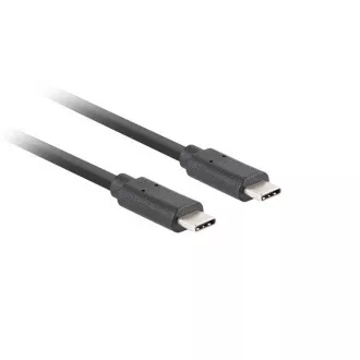 Lanberg USB-C M/M 3.1 GEN 2 Kabel 1m 10GB/S PD100W schwarz Lanberg USB-C M/M 3.1 GEN 2 Kabel 1m 10GB/S PD100W schwarz