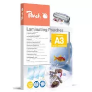 PEACH Laminierfolien A3 (303x426mm), 125mic, glänzend, 100Stück