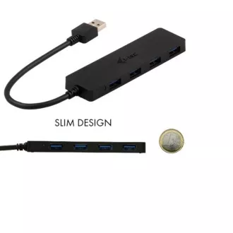 i-Tec USB3.0 HUB 4Port, passiv, SLIM i-Tec USB3.0 HUB 4Port, passiv, SLIM