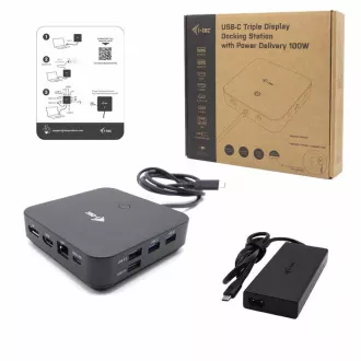 I-tec USB-C HDMI Dual DP Docking Station mit Power Delivery 100 W i-tec Universal-Ladegerät 112 W I-tec USB-C HDMI Dual DP Docking Station mit Power Delivery 100 W i-tec Universal-Ladegerät 112 W