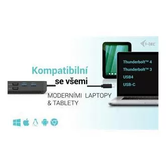 I-tec USB-C HDMI Dual DP Docking Station mit Power Delivery 100 W i-tec Universal-Ladegerät 112 W I-tec USB-C HDMI Dual DP Docking Station mit Power Delivery 100 W i-tec Universal-Ladegerät 112 W