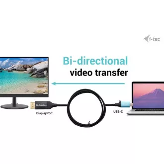 I-tec USB-C DisplayPort Bi-Directional Kabel Adapter 8K/30Hz 150cm
