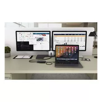 I-tec USB-C Dual 4K/60Hz (einzeln 8K/30Hz) DP Video Adapter