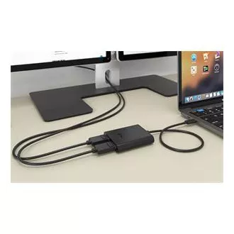 I-tec USB-C Dual 4K/60Hz (einzeln 8K/30Hz) DP Video Adapter
