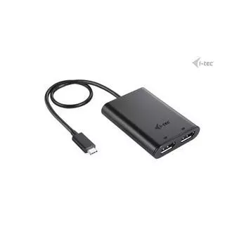 I-tec USB-C Dual 4K/60Hz (einzeln 8K/30Hz) DP Video Adapter