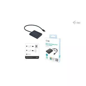I-tec USB-C Dual 4K/60Hz (einzeln 8K/30Hz) DP Video Adapter