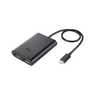 I-tec USB-C Dual 4K/60Hz (einzeln 8K/30Hz) DP Video Adapter
