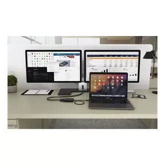 I-tec USB-C Dual 4K/60Hz (einzeln 8K/30Hz) HDMI Video Adapter
