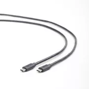 GEMBIRD CABLEXPERT USB 3.1 Typ-C auf Typ-C Kabel (CM/CM), 1m, Daten, schwarz