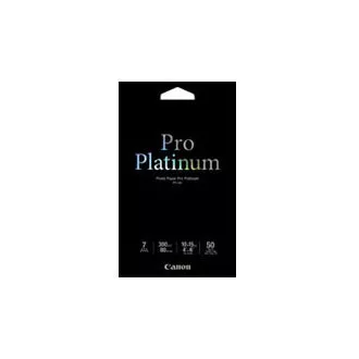 Canon Fotopapier PT-101 Fotopapier PRO Platinum - 10x15cm (4x6inch) - 300g/m2 - 50 Blatt - glänzend Canon Fotopapier PT-101 Fotopapier PRO Platinum - 10x15cm (4x6inch) - 300g/m2 - 50 Blatt - glänzend