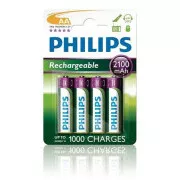 Philips Batterien AA 2100mAh MultiLife, NiMh - 4 Stück