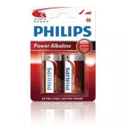 Philips C PowerLife-Batterie, alkalisch - 2 Stück