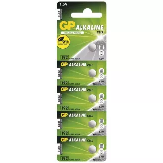 GP LR41 (GP192, 7,9 x 3,6 mm) - 5 Stück