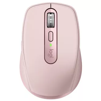 Logitech MX Anywhere 3S Maus - kabellos/Bluetooth/Dunkelfeld/6 Tasten/8000dpi/usb-c/leise/rosa