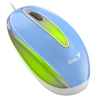 Genius DX-Mini / Maus, kabelgebunden, optisch, 1000DPI, 3 Tasten, USB, RGB LED, blau Genius DX-Mini / Maus, kabelgebunden, optisch, 1000DPI, 3 Tasten, USB, RGB LED, blau