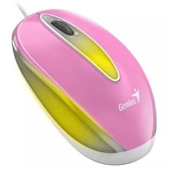Genius DX-Mini / Maus, kabelgebunden, optisch, 1000DPI, 3 Tasten, USB, RGB LED, pink Genius DX-Mini / Maus, kabelgebunden, optisch, 1000DPI, 3 Tasten, USB, RGB LED, pink