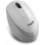 Genius NX-7009 Maus, kabellos, optisch, 1200DPI, 3 Tasten, Blue-Eye Sensor, USB, weiß-grau