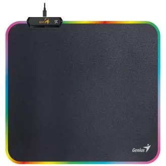 Genius GX GAMING GX-Pad 260S RGB Mauspad, Gaming, 260×240×3mm, RGB Hintergrundbeleuchtung, USB, schwarz