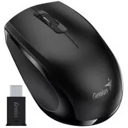 Genius NX-8006S Type-C, Maus, kabellos, optisch, 1200DPI, 3 Tasten, USB-C, schwarz