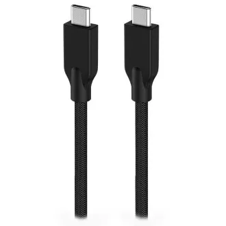 Genius ACC-C2CC-3A, Kabel, USB-C zu USB-C, USB 3.0, 3A, PD 60W, geflochten, 1,5m, schwarz Genius ACC-C2CC-3A, Kabel, USB-C zu USB-C, USB 3.0, 3A, PD 60W, geflochten, 1,5m, schwarz