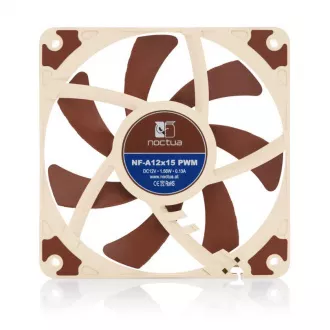 Noctua NF-A12x15-PWM, 120x120x15 mm, 4-polig, 1850 RPM Noctua NF-A12x15-PWM, 120x120x15 mm, 4-polig, 1850 RPM