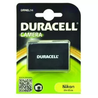 DURACELL Akku - DRNEL14 für Nikon EN-EL14, schwarz, 950 mAh, 7,4 V DURACELL Akku - DRNEL14 für Nikon EN-EL14, schwarz, 950 mAh, 7,4 V