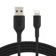 Belkin BOOST CHARGE™ Lightning/USB-A-Kabel, 1 m, schwarz - langlebig