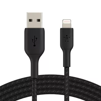 Belkin BOOST CHARGE™ Lightning/USB-A-Kabel, 2 m, schwarz - langlebig