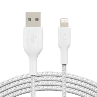 Belkin BOOST CHARGE™ Lightning/USB-A-Kabel, 3 m, weiß - langlebig