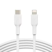 Belkin BOOST CHARGE™ Lightning/USB-C-Kabel, 1 m, weiß