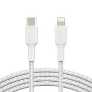 Belkin BOOST CHARGE™ Lightning/USB-C-Kabel, 2 m, weiß - langlebig